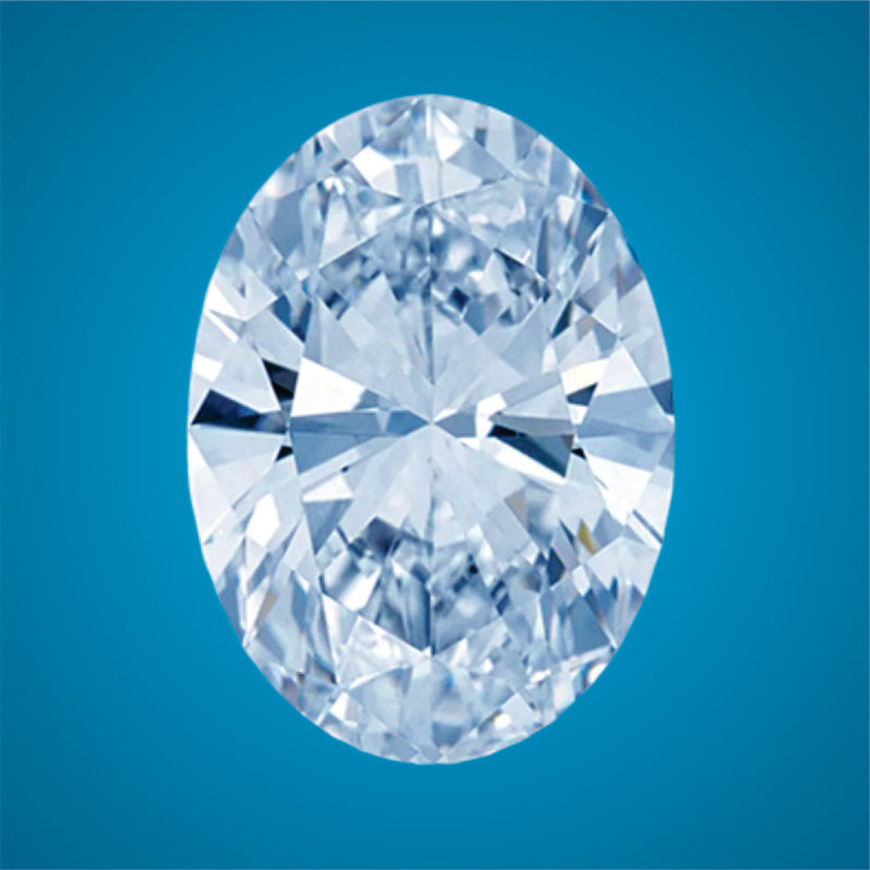 1 Ct. Oval Shape Brilliant Cut "LAB BORN" Genuine Diamond F-Color VS Clarity TN3003-100
