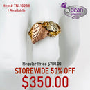 10k Solid Black Hills Gold Ring TN-10288