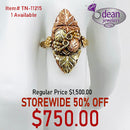 10k Solid Black Hills Gold Ring TN-11215