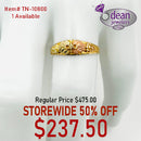 10k Solid Black Hills Gold Ring TN-11203