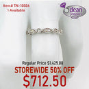 14k Solid White Gold 26 Diamond Ring TN-10006