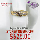 10k Solid Yellow Gold Diamond Engagement Ring  (Trade In) TN-11213