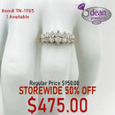 14k Yellow Gold 14 Diamond Ring TN-11105