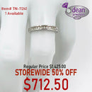 10k Solid White Gold 11 Diamond Ring TN-11241