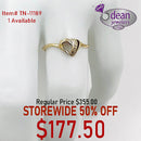 10k Solid Yellow Gold 8 Diamond Ring TN-11189