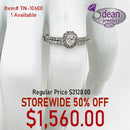10k Solid White Gold Diamond (Set) Rings TN-10600