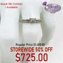14k Solid White Gold 30 Diamond Ring TN-11433(A)