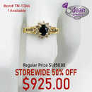 10k Solid Yellow Gold Diamond Ring TN-11364