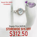 10k Solid White Gold 1 Cagua/ Diamond .10tw TN-10879