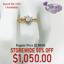 14k Solid Yellow Gold Diamond Ring TN-11211