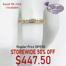 14k Solid Yellow Gold 12 Diamond Ring TN-11314
