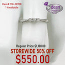 14k Solid Yellow Gold 3 Diamond Ring TN-10900