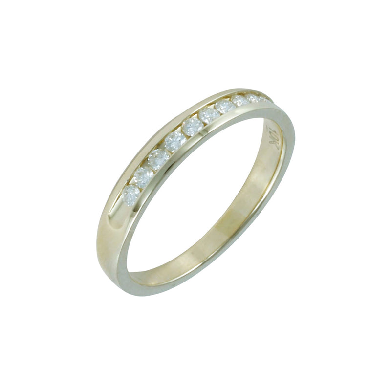Solid 10K Yellow Gold Fancy Diamond Ring TN10025