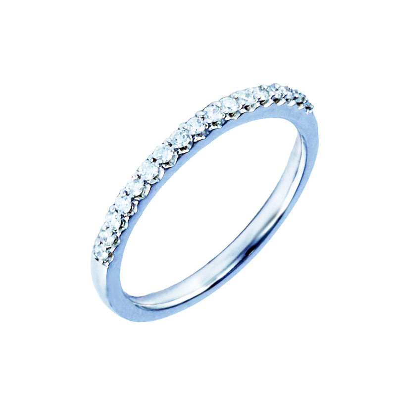 Solid 14K White Gold Fancy Diamond Ring  TN10114